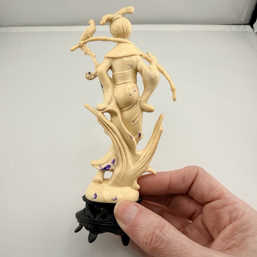Vintage Italian Plastic Japanese Geisha Figurine Resin‎ Base - Picture 5 of 8